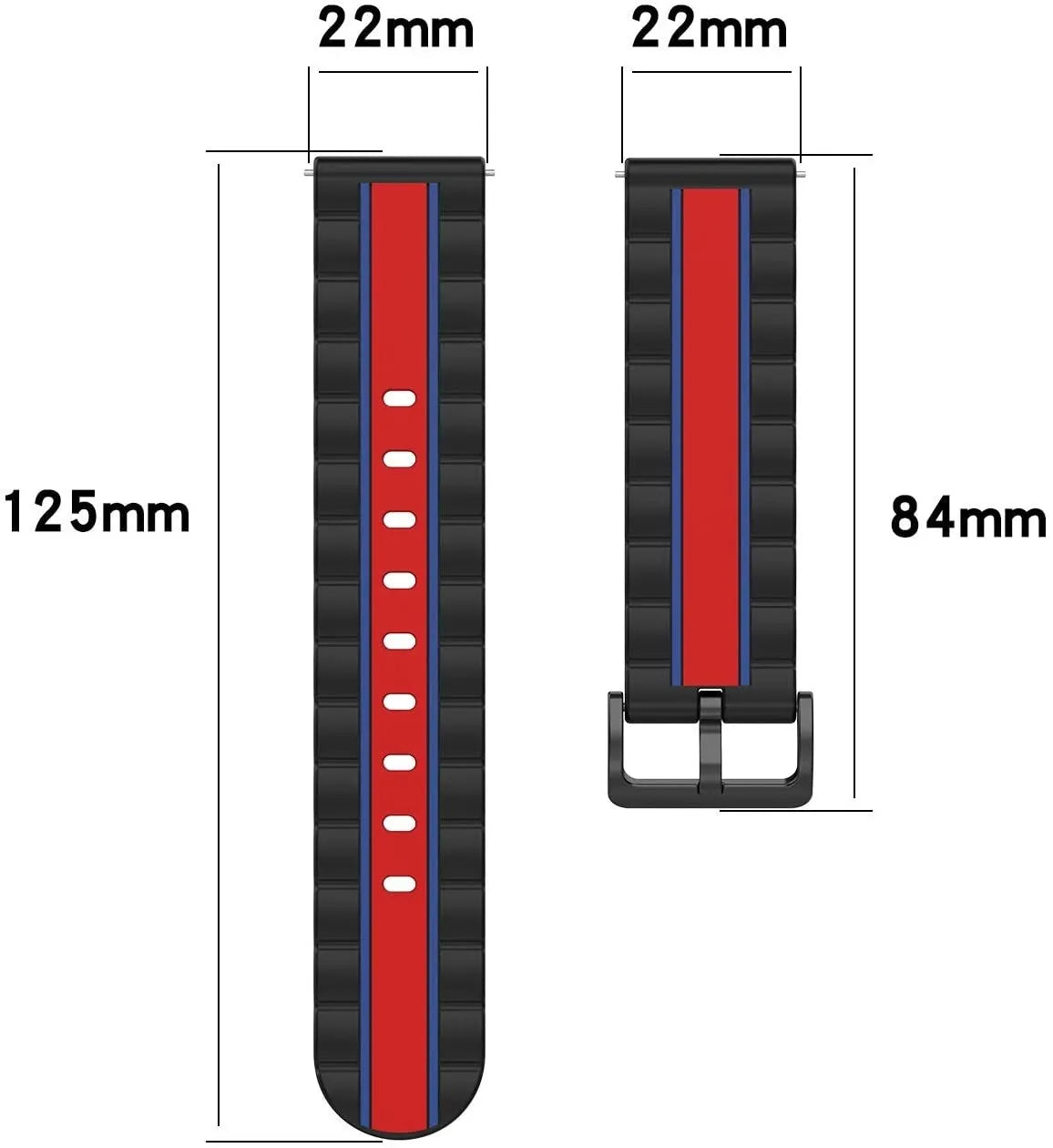 Suunto Vertical 2 Special Edition Strap (Black/Red)