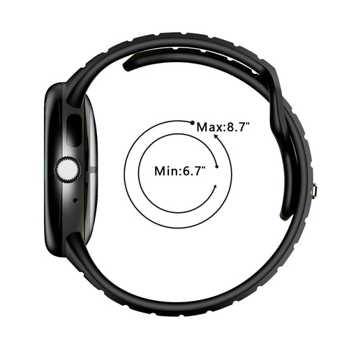 Google Pixel Watch 4 - 45mm Duo Sportarmband (Schwarz)