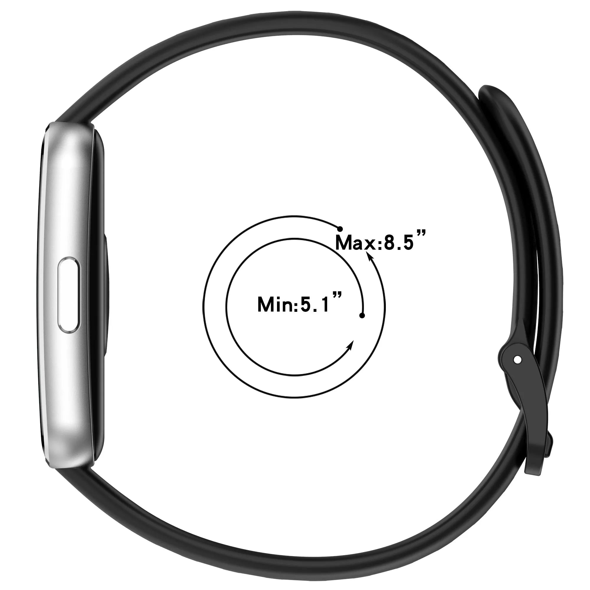 Huawei Band 11 Pro Silikonarmband (Schwarz)