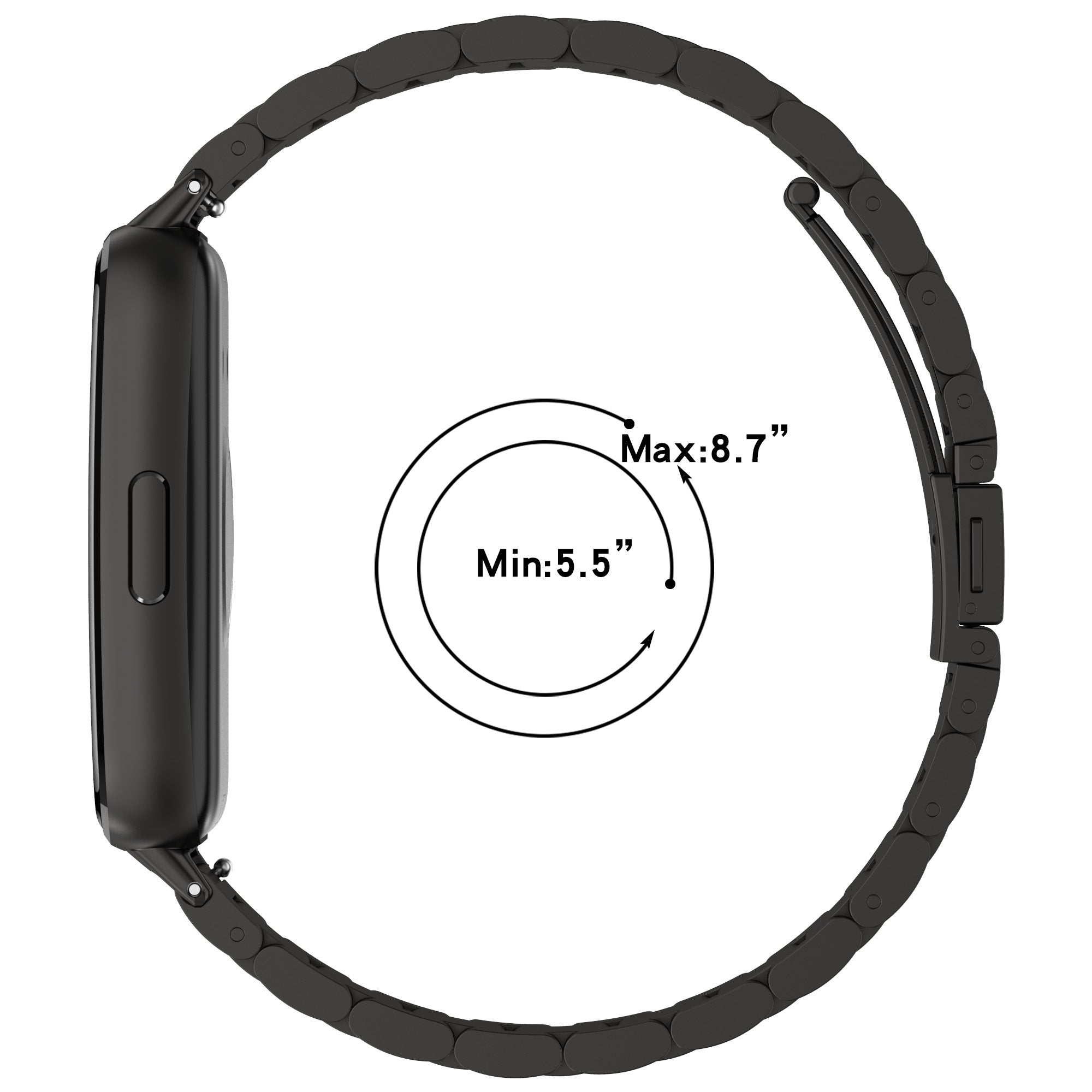 Huawei Band 11 Stahlarmband (Schwarz)