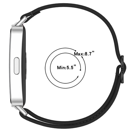 Huawei Band 9 Gummiband (Schwarz)