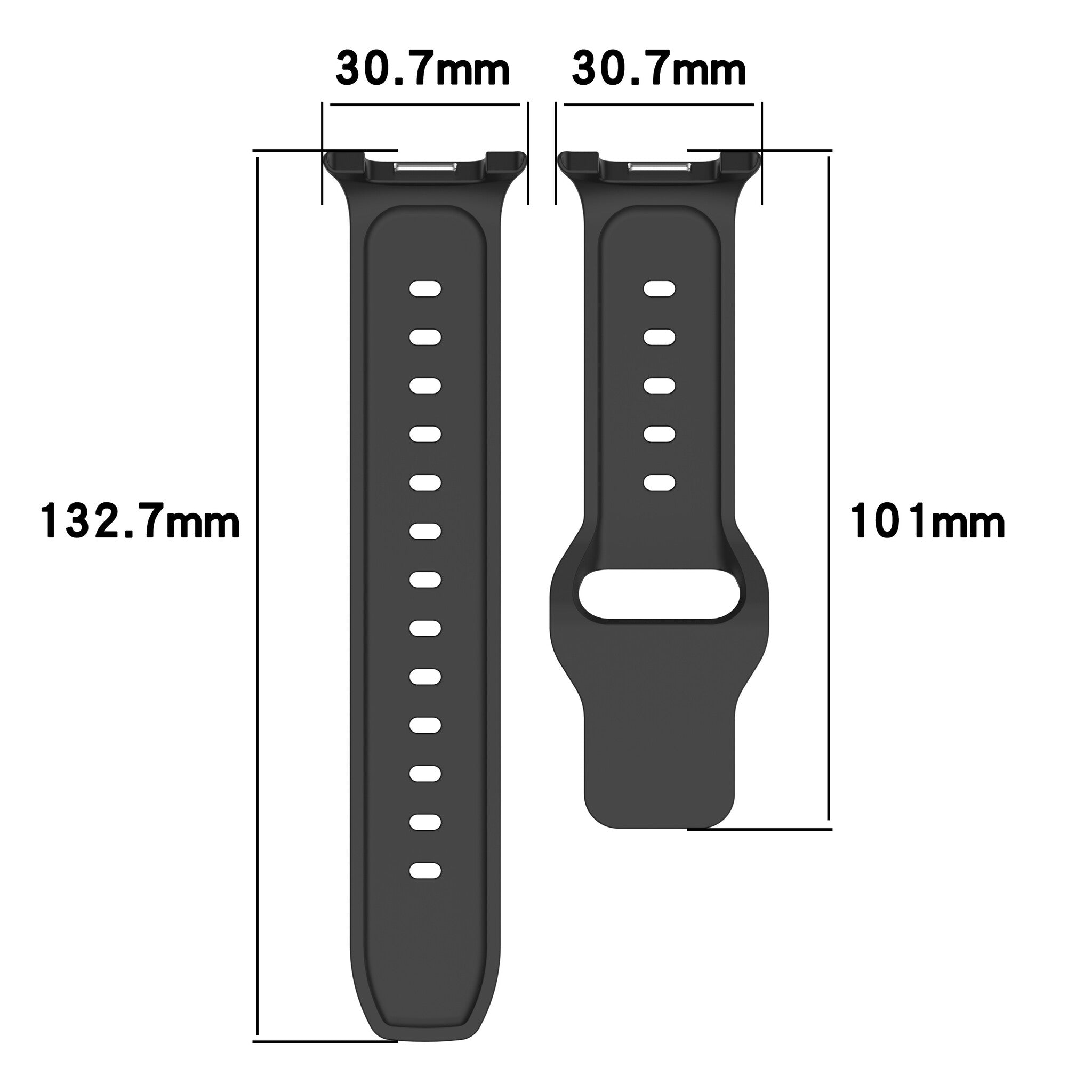 Samsung Galaxy Watch 9 - 44mm Outdoor Silikonarmband (Orange)