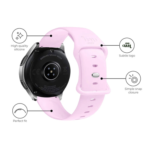 xoxo Wildhearts OnePlus Watch Silikonarmband (Rosa)