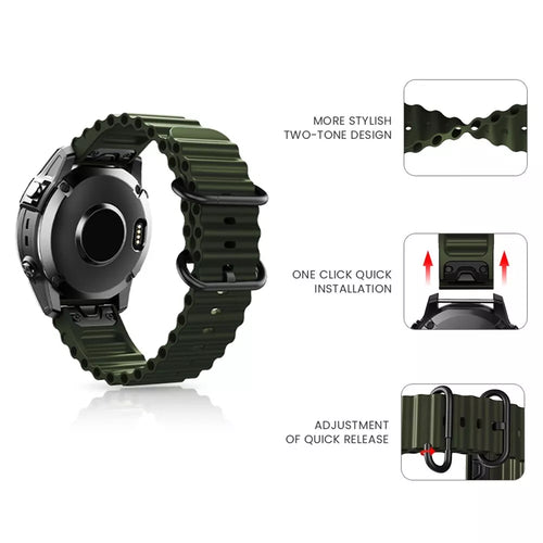 Garmin Instinct Ocean Strap (Army Green)
