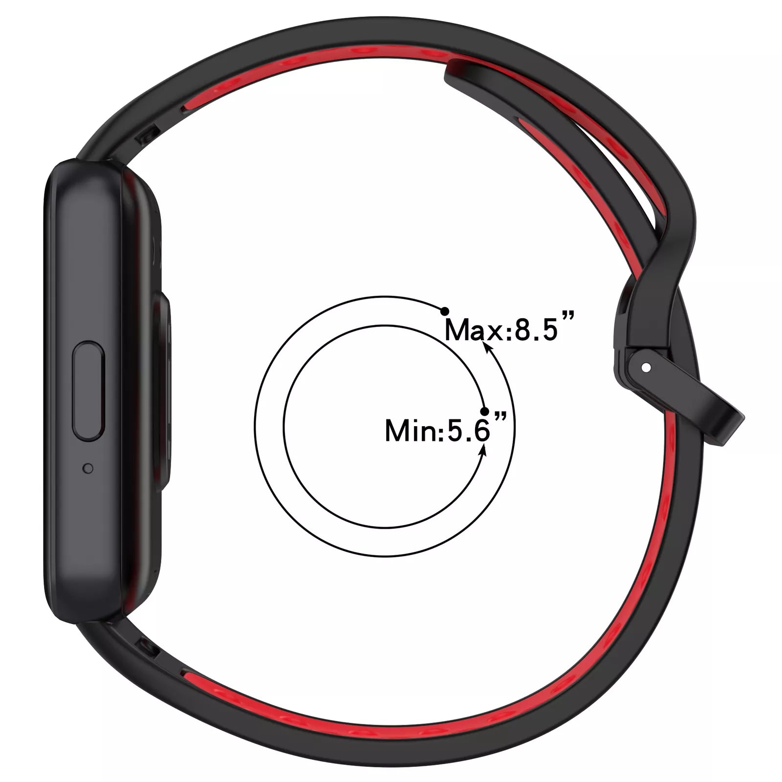 Samsung Galaxy Fit 3 Sportarmband (Schwarz/Rot)