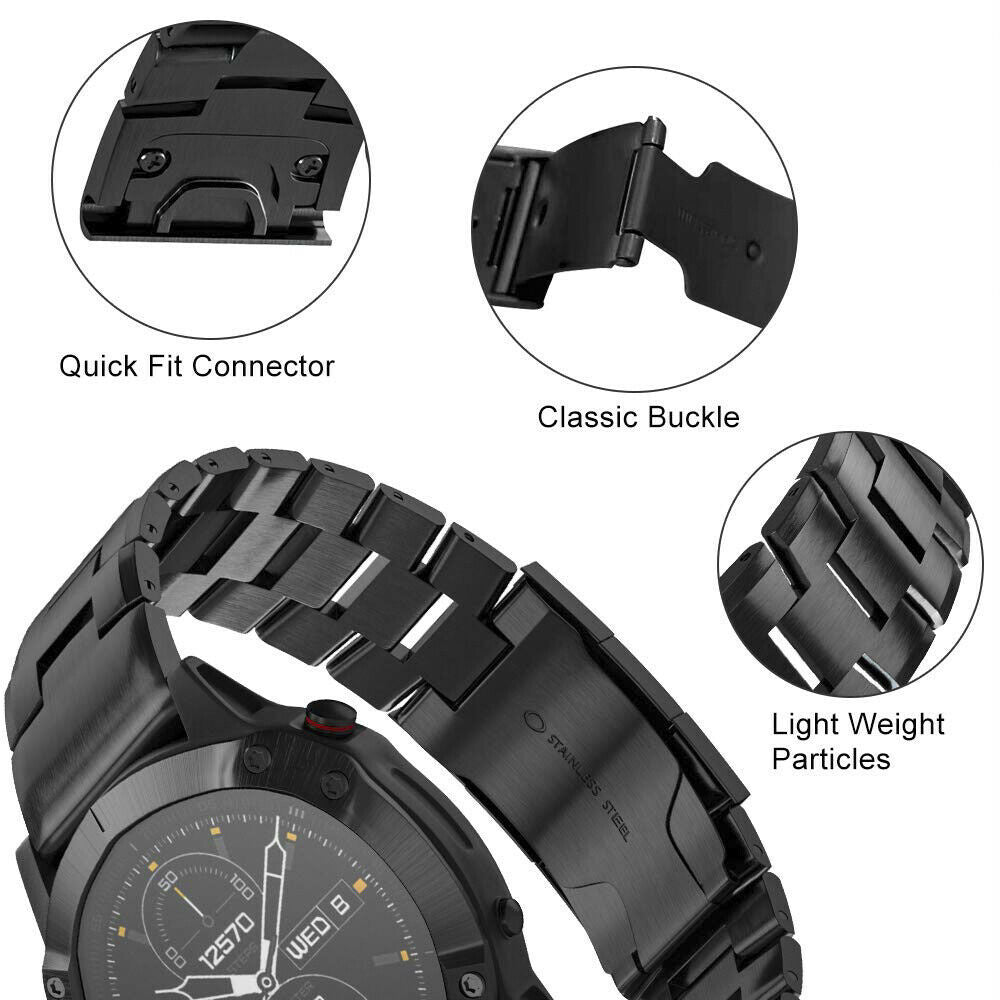 Garmin D2 Mach 1 Pro Titanarmband (Schwarz)