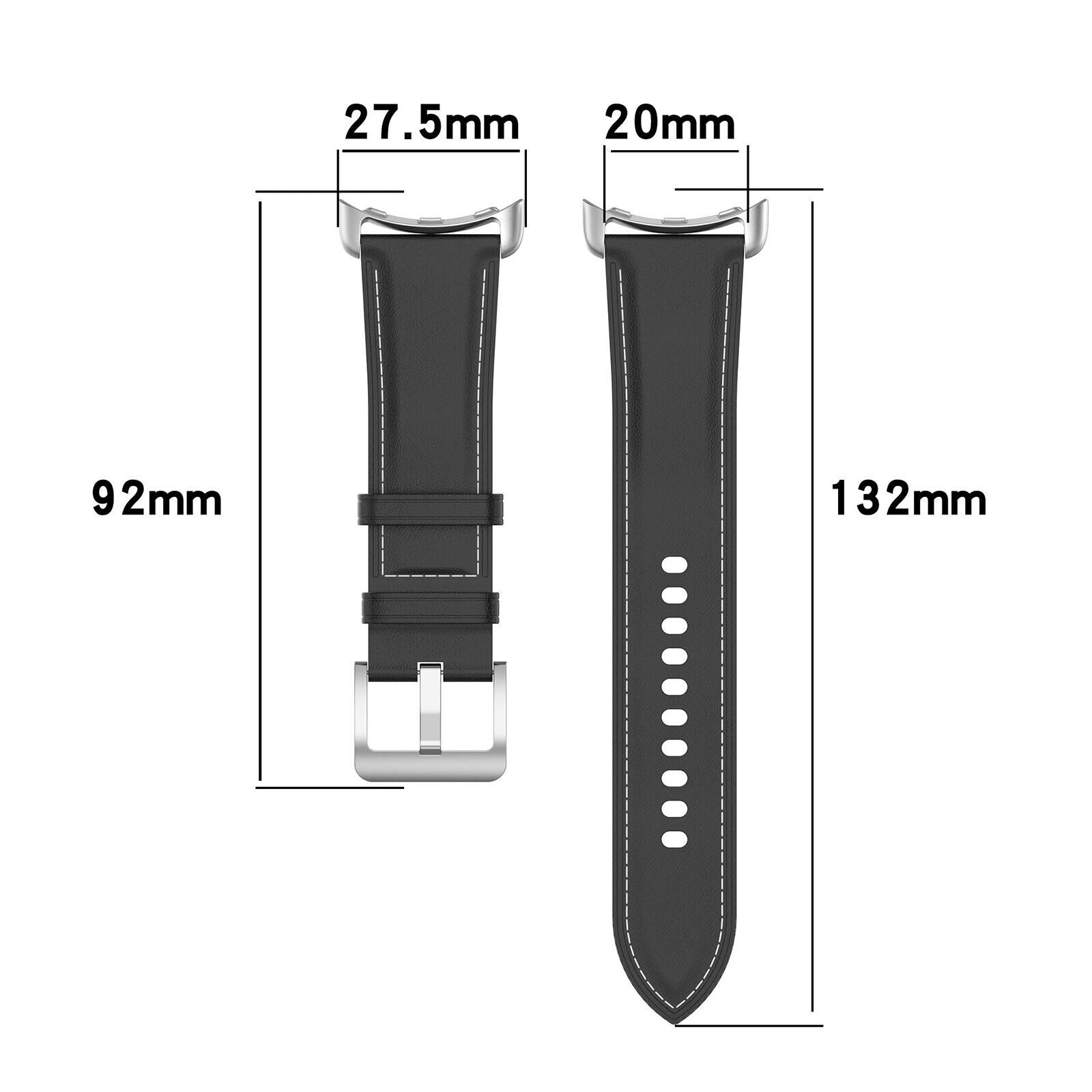 Google Pixel Watch 5 - 41mm Lederarmband (Schwarz)