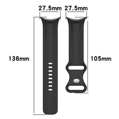 Google Pixel Watch 3 - 41mm Classic Silikonarmband (Dunkelblau)