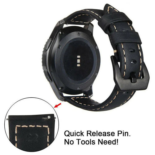 ICE Smart TKS Rectangular 1.41 Lederarmband (Schwarz)