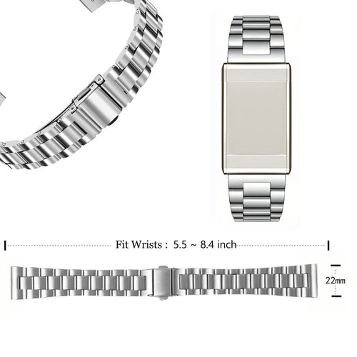 WHOOP MG Steel Strap (Silver)