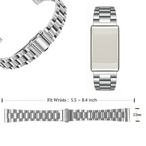 WHOOP MG Stahlarmband (Silber)