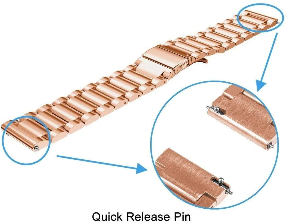 Amazfit Bip Max Stahlarmband (Roségold)