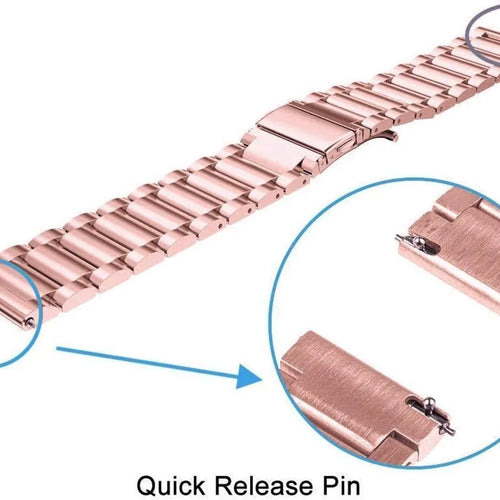 Amazfit GTS 4 Steel Strap (Pink)