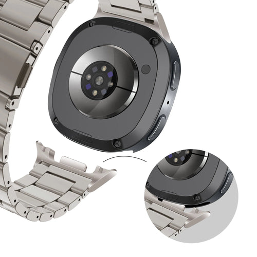 Bandz Samsung Galaxy Watch 9 - 44mm Stahlarmband 'Classic' (Titan)