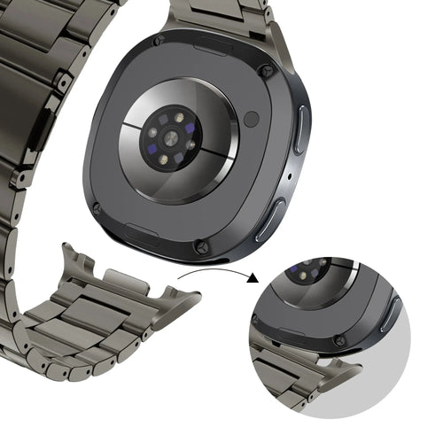 Bandz Samsung Galaxy Watch 9 - 40mm Stahlarmband 'Classic' (Graphit)