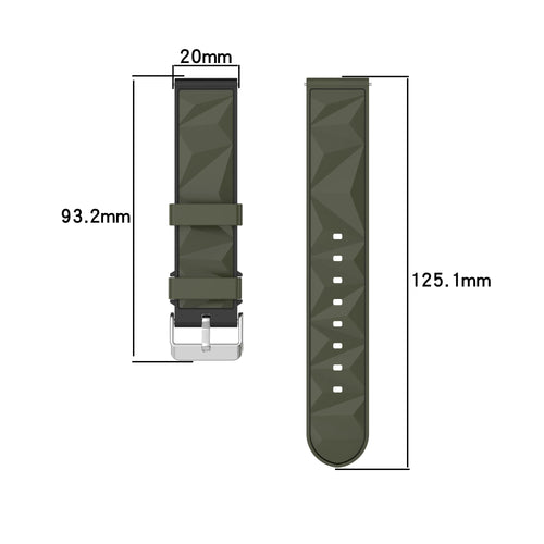 Xiaomi Watch S5 Diamond Sportarmband (Armeegrün/Schwarz)
