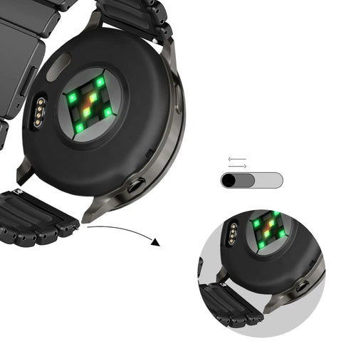 Bandz ICE Fit 1.78 Titanium Strap 'Hybrid' (Black)