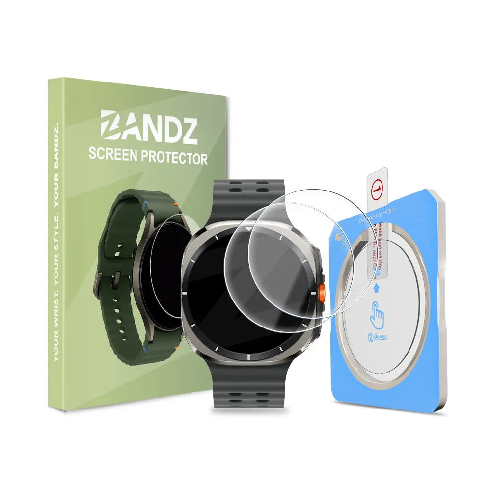Bandz Samsung Galaxy Watch Ultra Displayschutzfolie One-Click Tool