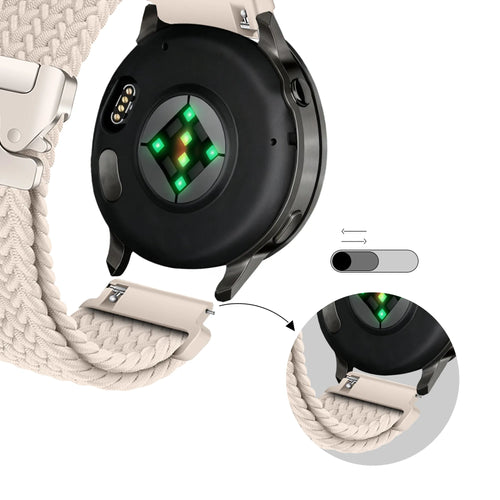 Bandz Garmin Approach S42 Geflochtenes Armband 'Parachute' (Polarstern)
