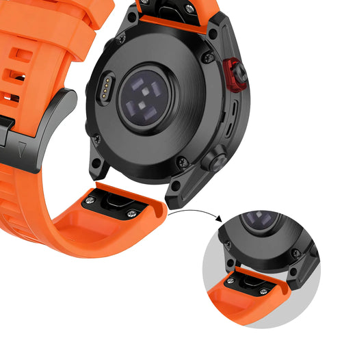 Bandz Garmin Instinct 2s Silikonarmband 'Classic' (Orange)