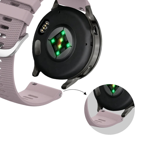 Bandz Garmin Forerunner 255s Silikonarmband 'Deluxe' (Lavendel)