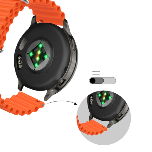 Bandz Garmin Forerunner 70 Ocean Armband 'Classic' (Orange)