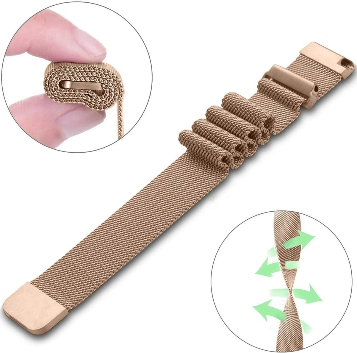 Huawei Watch GT 5 Pro - 42mm Milanese-Armband (Roségold)