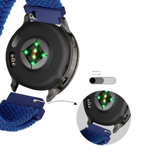 Bandz Garmin Venu 4 - 41mm Verstellbares Geflochtenes Armband (Blau)