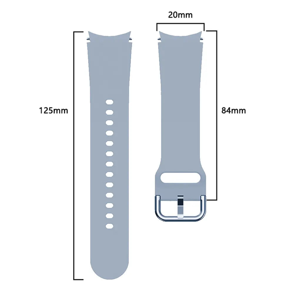 Samsung Galaxy Watch 6 - 40mm Silikon Schnallenarmband (Blau)