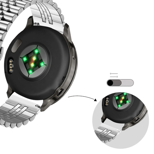 Bandz Garmin Venu 4 - 41mm Stahlarmband 'Jubilee' (Silber)