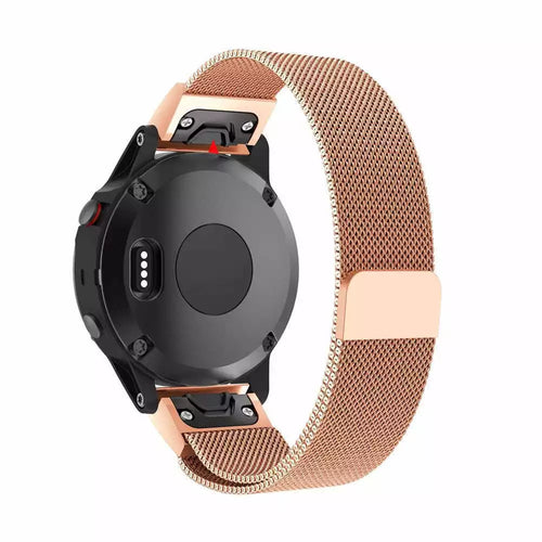 Garmin Forerunner 965 Milanese Armband (Roségold)
