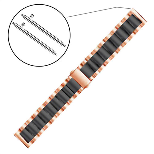 Amazfit Cheetah 2 Ultra Steel Strap (Rose Gold/Black)