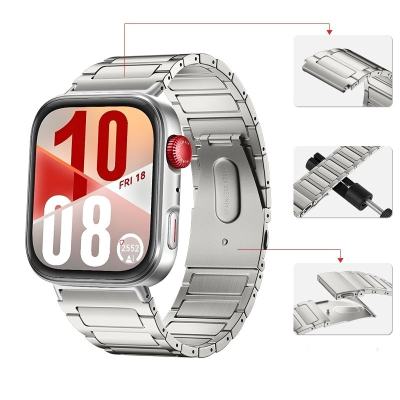 Huawei Watch Fit 4 Titan Armband (Silber)
