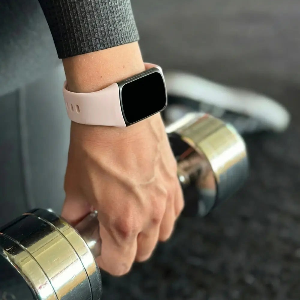Fitbit Charge 5 Silikonarmband (Hellrosa)