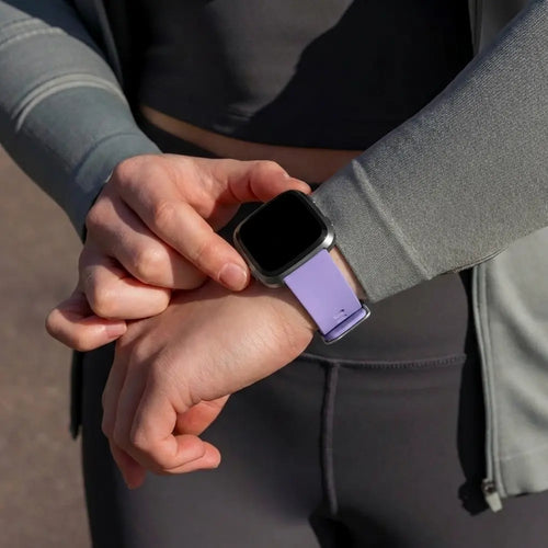 Fitbit Versa-Versa 2 Silicone Strap (Purple)