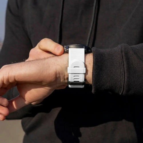 Garmin Fenix 7 Silikonarmband (Weiß)