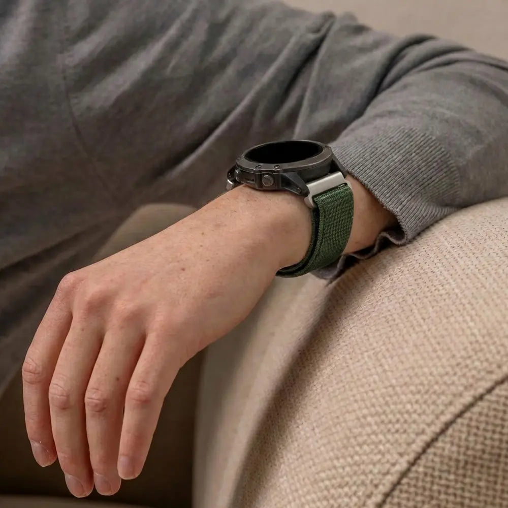 Garmin Fenix 7 Nylonarmband (Grün)