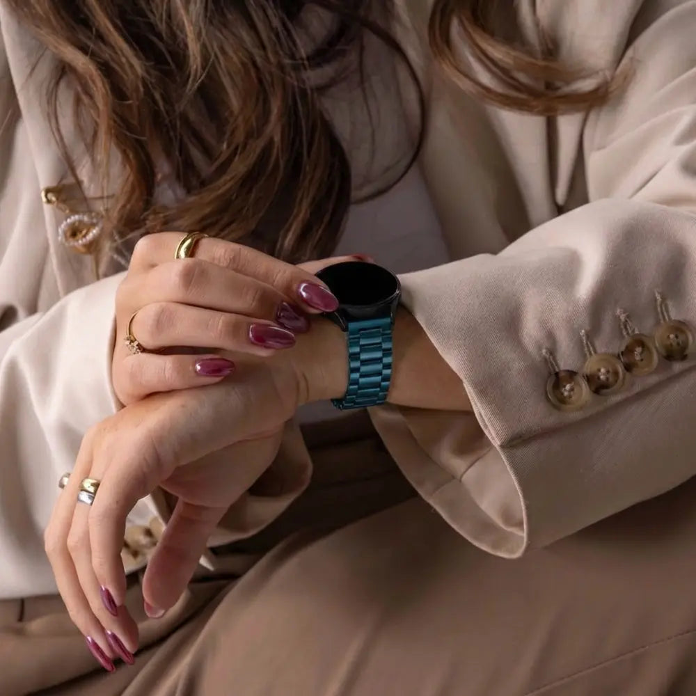 Samsung Galaxy Watch 5 - 40mm Stahlarmband (Dunkelgrün)