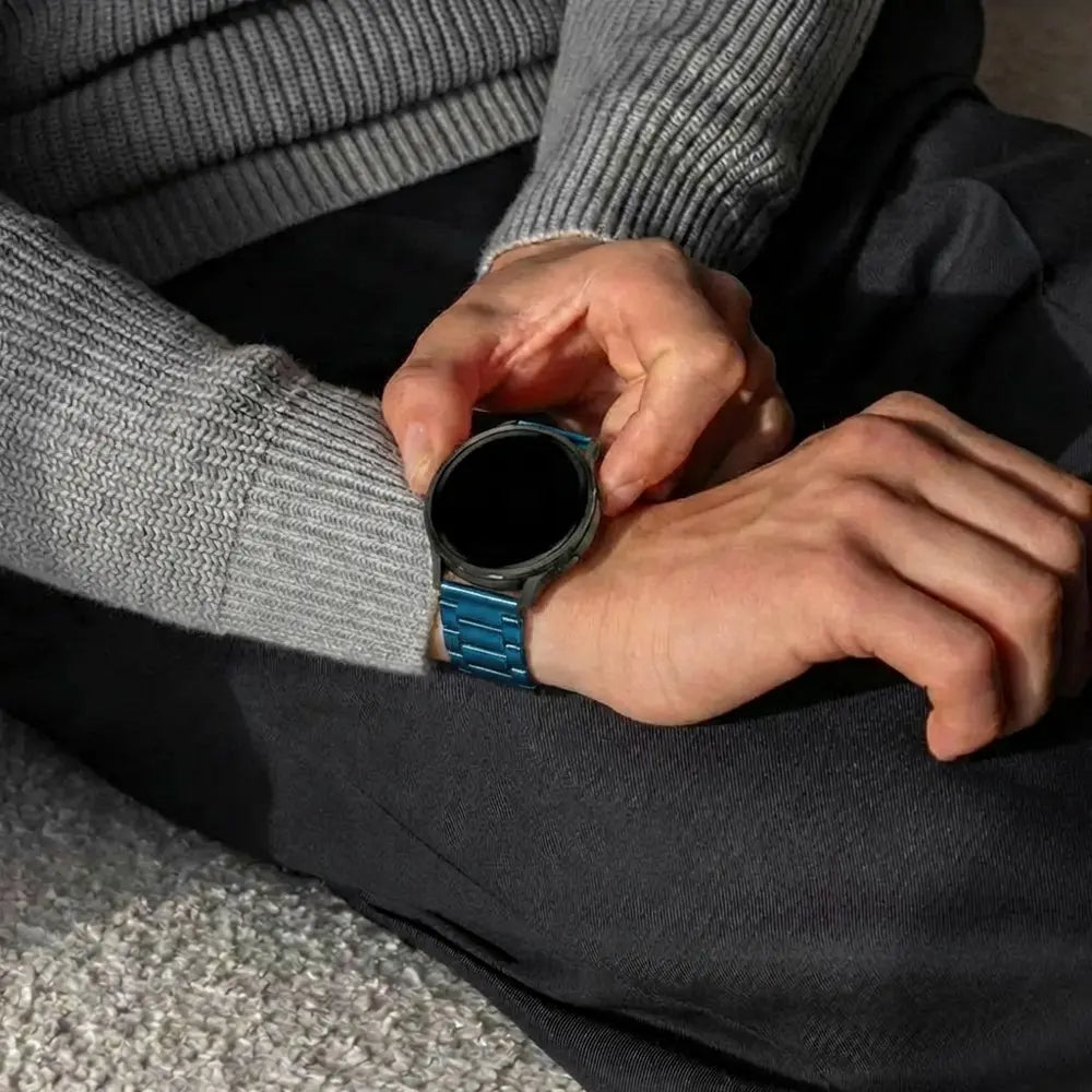 Samsung Galaxy Watch 5 - 40mm Stahlarmband (Dunkelgrün)