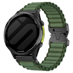 Garmin Fenix E Outdoor Nylonarmband (Grün)
