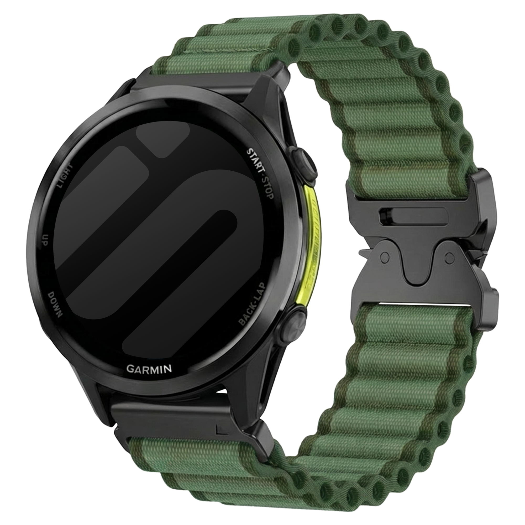 Garmin Fenix E Outdoor Nylonarmband (Grün)