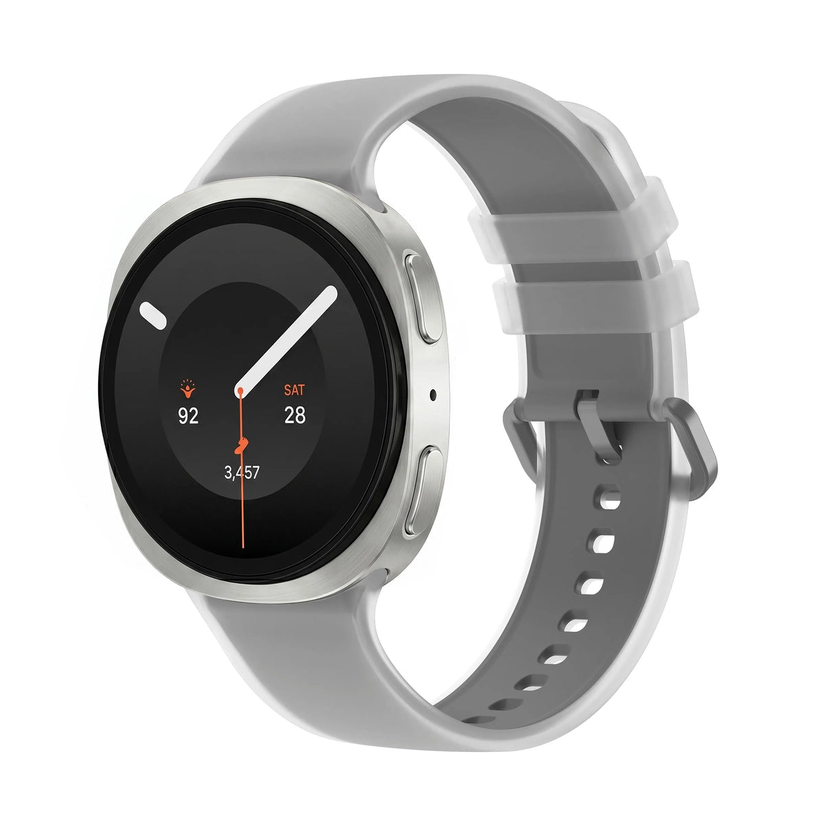 Samsung Galaxy Watch 9 - 44mm Jelly Silkonarmband (Grau)