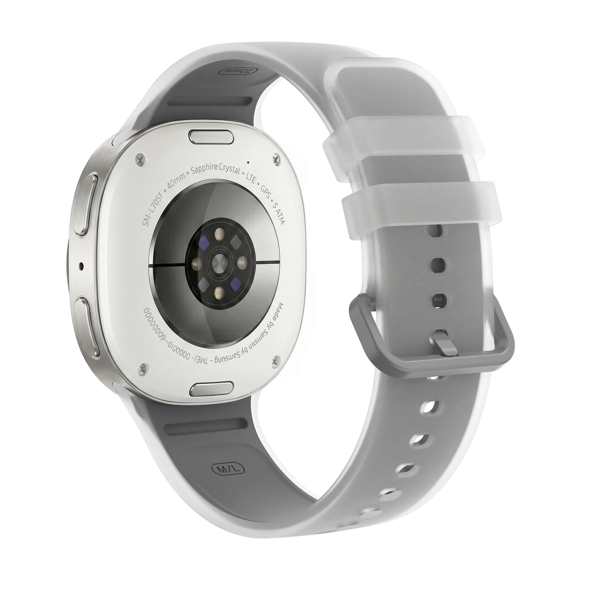 Samsung Galaxy Watch 8 Classic Jelly Silkonarmband (Grau)