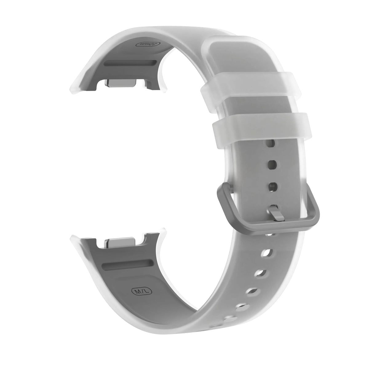 Samsung Galaxy Watch 9 - 40mm Jelly Silkonarmband (Grau)