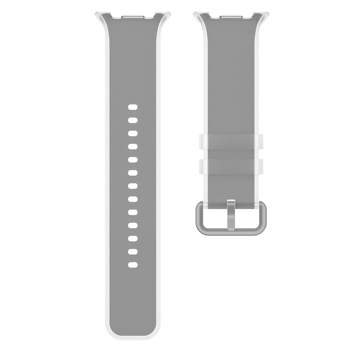 Samsung Galaxy Watch 9 - 44mm Jelly Silkonarmband (Grau)