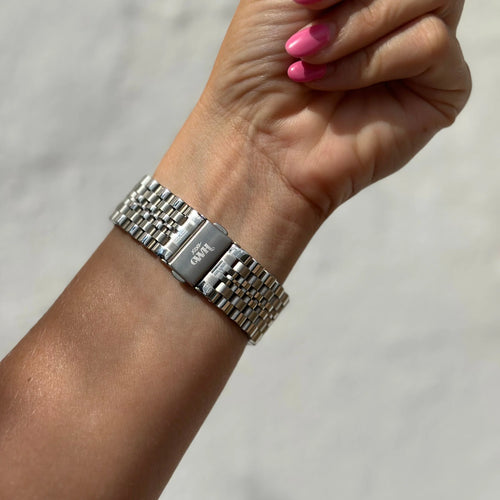 xoxo Wildhearts Apple Watch Stahlarmband (Silber)