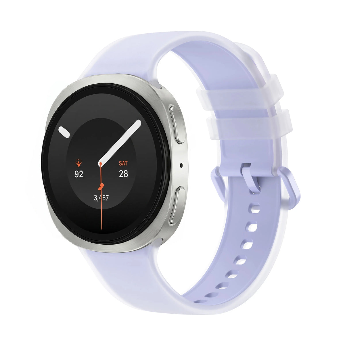Samsung Galaxy Watch 8 - 40mm Jelly Silkonarmband (Flieder)