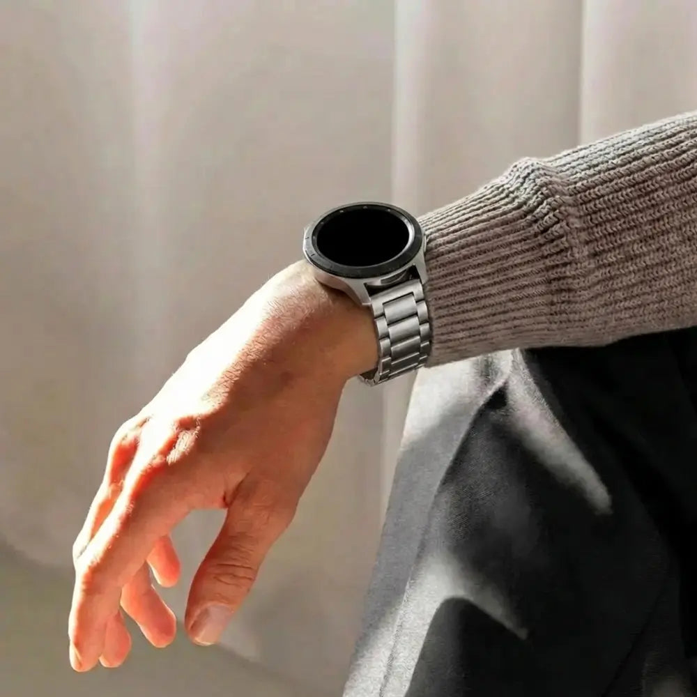 Samsung Galaxy Watch 46mm Gliederarmband (Silber)