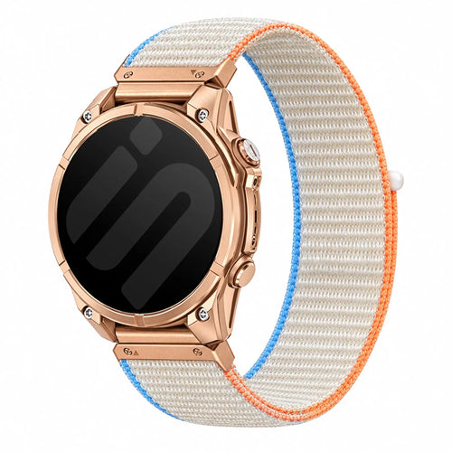 Garmin Fenix 9 Pro - 43mm Premium Nylon Armband (Milchweiß)