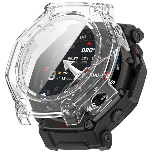Amazfit T-Rex 3 Pro - 48mm Hard Case mit Glas (Transparent)